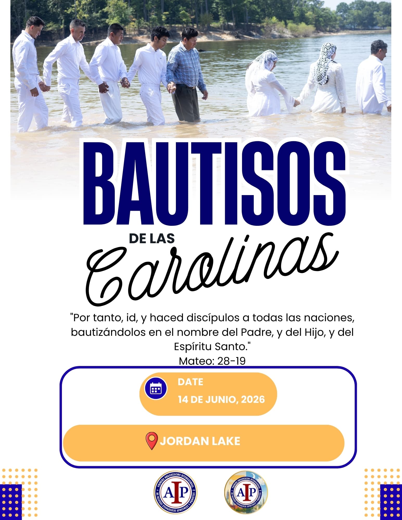 Bautisos de la Región de Las Carolinas